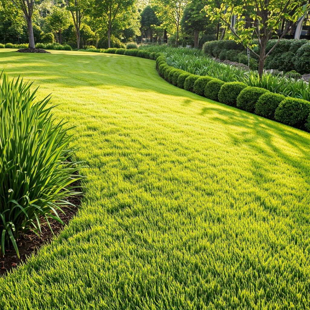 Professional landscaping work